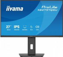 Monitors prolite 27 collu xb2797qsu-b1 ips,qhd,2xhdmi,dp,350cd,75hz,1000:1, usb hub,x4 ((2x type-a v.3.2 gen 1 (5gbps, 4.5w) 2x type-c (5gbps, 5w))