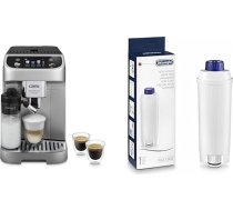 De'Longhi Magnifica Plus DLSC002 ECAM322.70.SB Pilnībā automātisks kafijas automāts ar LatteCrema piena sistēmu + oriģināls De'Longhi ūdens filtrs