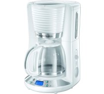 Russell Hobbs Inspire 24390-56 Digitālais kafijas automāts, programmējams taimeris, 1,25 L stikla krūze, līdz 10 tasītēm, sildīšanas plate, automātiska izslēgšanās, 1100 W, filtrēšanas kafijas automāts