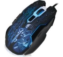Spēļu USB pele, 2400 dpi, melna