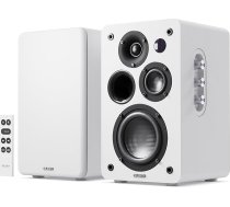 MAJORITY D100X skaļruņu kastes Bluetooth 5.3 | 100 W trīs oglekļa šķiedras draiveru PC skaļruņa | Aktīvais skaļrunis HDMI ARC | Plaukts skaļrunis ar RCA, Optich, Phono un AUX (Balts)
