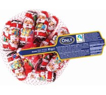 10 x 85 g šokolādes Ziemassvētku vecītis tīklā / Šokolāde tīklā / Šokolādes figūriņas