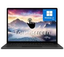Microsoft Surface Laptop 3 dators ar skārienjūtīgo ekrānu, 13,5 collu (2256 x 1504) dators, Intel Core i5-1035G7, 8 GB RAM, 256 GB SSD, melns, ASV QWERTY tastatūra, Win11 Pro (atjaunots)