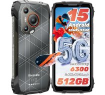 Blackview BL7000 5G āra mobilais tālrunis bez līguma, 24GB+512GB MTK Dimensity 6300, Android 15 āra viedtālrunis, 120HZ 2.4k FHD+ 6.78", 50MP+32MP būvlaukumu mobilais tālrunis, IP68/IP69K/NFC