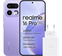 realme viedtālrunis 16 Pro 5G 256GB 8GB Orchid Purple INT+NFC RMX5120 EU AMZ