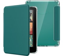 MoKo apvalks 7 collu Kindle Paperwhite 12th Gen 2025/2026 & Colorsoft 2024, īpaši caurspīdīgs, mīksts, caurspīdīgs TPU aizmugurējais, viegls, aizsargvāciņš ar automātisku miega režīmu un modināšanu, nav piemērots KOB & BOOX, nefrīta zaļ