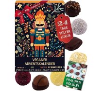 Hallingers Nutcracker Vegan šokolādes Adventes kalendārs 2025 Šokolādes Augstas kvalitātes roku darbs Daļa ar spirtu Augstas kvalitātes iepakojums (kaste) Dāvanu idejas Ziemassvētku un dāvanu Adventes kalendārs