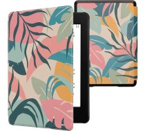 kwmobile Klapphülle kompatibel mit Amazon Kindle Paperwhite 11. Generation 2021 Hülle - Flipcase für Kindle Paperwhite Hülle mit Magnetverschluss - Tropischer Dschungel