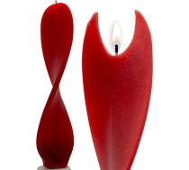 Sarkana svece Handmade Angel Flame Ieskaitot kastīti kā Ziemassvētku dāvana Ziemassvētku rotājums Guardian Angel Elegants rotājums Enchanted