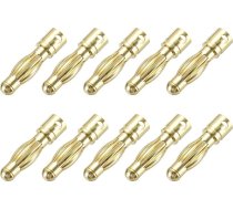avotu karte Bananenstecker, 4 mm, Bananenstecker für Lautsprecher, Kabel, RC-Batterie, ESC-Motor, 10 Stück