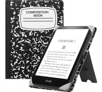 Universāls futrālis visiem 6 collu e-lasītājiem, Folio statīva futrālis ar rokas siksniņu, saderīgs ar 6 collu Kindle Paperwhite/Kobo/Tolino/Pocketook/Sony e-grāmatu lasītāja kompozīciju grāmatu