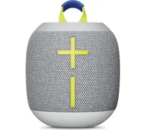 Ultimate Ears Wonderboom 4 Pārnēsājams ūdensnecaurlaidīgs Bluetooth skaļrunis ar bagātīgu dziļumu un 360 grādu skaņu, putekļdrošs, peldošs skaļrunis ar 40 m diapazonu, balts