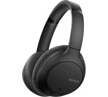Sony WH-CH710N bezvadu austiņas ar trokšņu slāpēšanu, 35 stundu akumulatora darbības laiks, ātrā uzlāde, iebūvēts mikrofons un balss palīgs, melnas (atjaunotas)