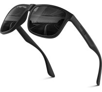 Saulesbrilles Vīriešu polarizēta UV400 Blend aizsardzība Modes retro Unisex ultra vieglās saulesbrilles Klasiskās taisnstūra formas āra sporta brilles braukšanai, ceļošanai un makšķerēšanai