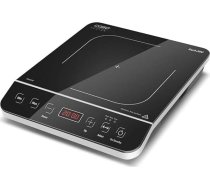 CASO Touch 2000 vienvirsmas indukcijas plīts, 2000 W, automātiska katla noteikšana, 10 temperatūras līmeņi, 10 jaudas līmeņi, taimeris līdz 180 minūtēm, stikla keramikas virsma, temperatūra aptuveni 60 - 240 °C