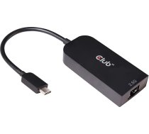 Club 3D CAC-1520 USB 3.2 adapteris no C tipa uz 2,5 Gigabit Ethernet M/F melns
