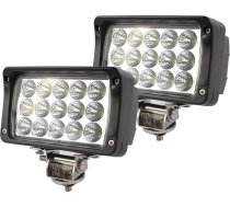 LED darba gaisma balta 12 V 24 V atstarotāja darba gaismas lukturis darba gaisma bezceļu SUV UTV ATV darba lampa - traktors - ekskavators (45 W)