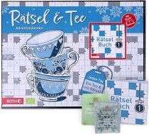 ROTH Puzzle Adventa kalendārs 2025 – 24 aizraujoši puzles ar bioloģiskās tējas maisiņiem katrai dienai – Adventa kalendārs pieaugušajiem ar puzļu grāmatu, ilgtspējīga tējas baudīšana, relaksācija un radošs Adventa laiks