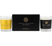 Rituals – Privātā kolekcija – Luksusa svecīšu komplekts – 2 x 60 g – Aromātiskās svecītes „Kašmira roze“ un „Mistiskais ciedrs“