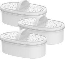 AQUA CREST 9 mēnešu ūdens filtra kasetnes, aizvietotājs Waterdrop WD-PF-01A Plus, saderīgas ar Waterdrop ūdens filtru krūzēm un dozatoriem, samazina PFOA/PFOS un hlora saturu, pietiek līdz 3 mēnešiem (3 gab. iepakojums)