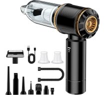 4-in-1 rokas putekļsūcējs ar akumulatoru, jaudīgs 25 000 PA automašīnas putekļsūcējs, bezvadu rokas putekļsūcējs ar 3 ātruma režīmiem un bezsuku motoru, 220 000 apgr./min. putekļsūcējs automašīnai, dīvānam un datoram