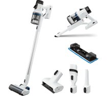 MEDION P350 W vertikālais putekļsūcējs ar tīrīšanas funkciju (bezvadu, bez maisiņa, ciklonu tehnoloģija, 350 vati, 2-in-1 rokturis, rokas putekļsūcējs, akumulators, putekļu sensors, HEPA H13, LED)