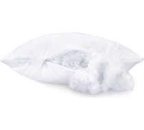 KAR-MAL 70 x 90 cm mikrošķiedras spilvens ar regulējamu mīkstumu – spilvens 70 x 90 cm, piemērots alerģijām, mazgājams 60 grādos – guļamspilvens 70 x 90 cm – balts, liels guļamspilvens, ērts