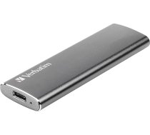 Verbatim Vx500 SSD 1TB Space Grey 29g ārējais SSD USB 3.0 SSD viegls Windows un Mac OS X portatīvajam diskam USB-C ātrgaitas zibatmiņa Lasīšana 500MB/s Ierakstīšana 290MB/s