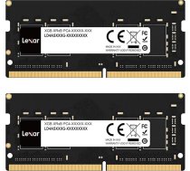 Lexar SODIMM DDR4 RAM 16GB komplekts (2x8GB), 3200 MHz DRAM, 260-Pin DDR4 SODIMM DDR4 atmiņas klēpjdatoriem, augstas veiktspējas SO-DIMM, atmiņas klēpjdatoriem, datoru atmiņa