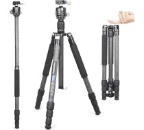 Pārnēsājams 10 slāņu oglekļa šķiedras statīvs INNOREL RT45C+N36 Profesionāls kompakts un viegls ceļojumu statīvs monopods DSLR kamerai ar 36 mm zema smaguma centra lodveida galvu, slodze 15 kg