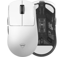 Machenike L7 Mix Gaming Mouse bezvadu pele, 26000DPI 1000Hz PAW3395 bezvadu spēļu pele, 6 programmējamas pogas, bezvadu pele, 53 g, viegla, 120 stundu darbam ar datoru/Mac/Laptop (balta)