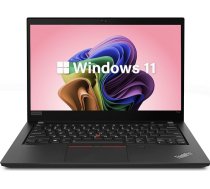 Lenovo Thinkpad T14 Gen 2 biznesa klēpjdators, 14 collu FHD (1920 x 1080), Intel Core i5-1145G7, 16 GB RAM, 512 GB SSD, QWERTY tastatūra, Windows 11 Pro (atjaunots)