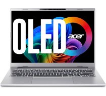 acer Aspire 14 AI OLED (A14-61M-R63L) AI klēpjdators, Copilot+ dators, 14 collu WUXGA OLED displejs, AMD Ryzen Al 7 350, 32 GB RAM, 1 TB SSD, AMD Radeon 860M, Windows 11, QWERTZ tastatūra, sudrabots