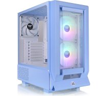 Thermaltake Ceres 350 MX Hydrangea Blue, ATX Midi-Tower, 2 priekšējie paneļi (rūdīts stikls/plākšņu siets), slēpto savienotāju atbalsts, 2 x 140 mm ARGB, USB-C, klusa gaisa plūsma