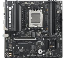 ASUS TUF Gaming A620M-PLUS WiFi mATX pamatplate (DDR5, PCIe 4.0, 2X M.2, Wi-Fi 6, 2,5 Gb LAN, HDMI, DP, USB 10 Gb/s A un C tipa, BIOS Flashback, M.2 Q-Latch, Aura Sync, 8+2+1 fāzes)