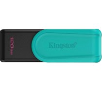 Kingston DataTraveler Exodia S USB zibatmiņas karte - 128 GB - USB 3.2 Gen 1 - A tipa USB - melna/ tirkīza - DTXS/128GB