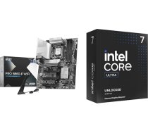 MSI PRO B860-P WiFi pamatplate + Intel® Core™ Ultra 7 265KF procesors ar 20 kodoliem