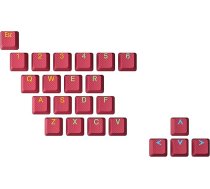 Gumijas taustiņu vāciņu komplekts | Double Shot Translucent | OEM profils mehāniskām spēļu tastatūrām (ļoti izturīgs, 23 taustiņi)