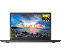 Lenovo ThinkPad T470s biznesa klēpjdators, 14 collu FHD (1920 x 1080), Intel Core i7-7600U, 16 GB RAM, 256 GB SSD, QWERTY tastatūra, Windows 11 Pro (atjaunots)