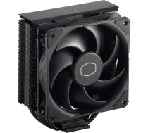 Cooler Master Hyper 212 Black CPU gaisa dzesētājs - alumīnija apdare, 4 kompakti, nepārtraukti, tieša kontakta siltumcaurules, SickleFlow 120 malu ventilators, LGA1700 un AM5 kronšteini - melns