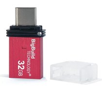 32GB sarkanais dubultais C tipa OTG USB atmiņas karte saderīga ar Amazon Fire HD 10, Amazon Fire HD 10 Plus planšetdatoru
