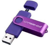 Wansenda USB zibatmiņas diskdziņš 256 GB Micro USB 2.0 Stick Memory Stick Dual Flash Drive ar mikro savienotāju Android viedtālruņiem, planšetdatoriem un datoriem