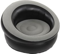 Fockety Inflatable Chair, Ergonomic Inflatable Sofa, Air Lazy Sofa, Quick Inflation and Leak-Proof, Inflatable Lounge Chair with Flocked Surface for Garden, Camping (Grey)