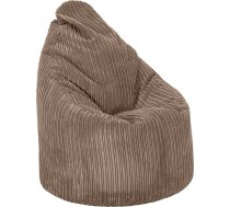 Loft 25 Bean Bag Chair Corduroy Fabric Indoor Gaming Lounger for the Living Room Made in Holland Ergonomic Design for Hours of Relaxation (Mocha)