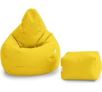 Loft 25 Gaming Bean Bag Outdoor Gaming Chair for Indoor Living Room Outdoor Water Resistant Ergonomic Design for Body Support Durable (Yellow, Bean Bag Set)