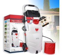 Phoenix PRO Sprayer+ elektriskais spiediena smidzinātājs 35 L - 1 akumulators - 18 V litija - 10 m diapazons - 7 bāru jauda - autonomija 3 h - profesionāls dārza smidzinātājs un nezāļu smidzinātājs - ideāli piemērots jumtiem, fasādēm un dā