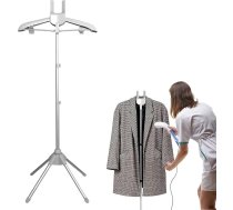 Apģērbu pakaramie tvaika gludinātājiem, tvaika pakaramais apģērbiem, tvaicētāja apģērbu statīvs, apģērbu pakaramais tvaika gludināšanai, apģērbu pakaramais tvaika gludināšanai (gaiši pelēks)