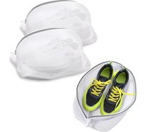 2 apavu mazgāšanas maisiņu komplekts veļas mašīnai - atkārtoti lietojami apavu mazgāšanas maisiņi apaviem, apaviem un sporta apaviem ar rāvējslēdzēju - veļas maisiņš apaviem veļas mašīnai Apavu maisiņu veļas mašīnai