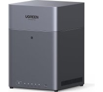 UGREEN NASync DH4300 Plus 4 bay Desktop NAS, 2.5GbE LAN ports, 8GB LPDDR4X RAM, NFC One-Touch savienojums, mākslīgā intelekta ģimenes un bērnu albums, personīgais mākonis mājai/birojam (bez diska)