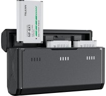 TELESIN 2 iepakojumu NP-BX1 akumulators un 3 kanālu akumulatora lādētājs Sony NP-BX1/M8, ZV-1, ZV-1 II, Cyber-Shot DSC-HX80, HX90V, HX95, HX99, RX1, RX1R II, RX100 (II/III/IV/V/VA/VI/VII), FDR-X3000, HD R-AS50